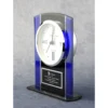 Economy Black And Blue Glass Clock - Image 3