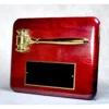 Gavel With Piano Finish Plaque - Image 3