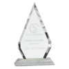 Crystal Diamond on Clear Pedestal Base - Image 2
