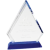 Crystal Diamond on Blue Pedestal Base - Image 2