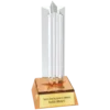 Gold Star Column Acrylic