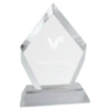 Silver Frosted Base Diamond Impress Acrylic