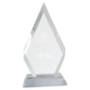Silver Frosted Base Diamond Impress Acrylic - Image 3