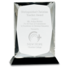 Crystal Facet Rectangle on a Black Crystal Base