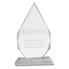 Crystal Diamond on a Clear Crystal Base