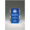 Freestanding Acrylic with Blue Background and Carved Jewel Accents - Image 2