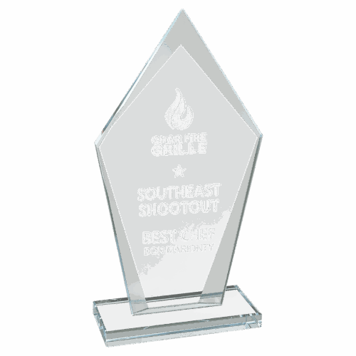 Premier Clear Diamond Glass Award - Image 2