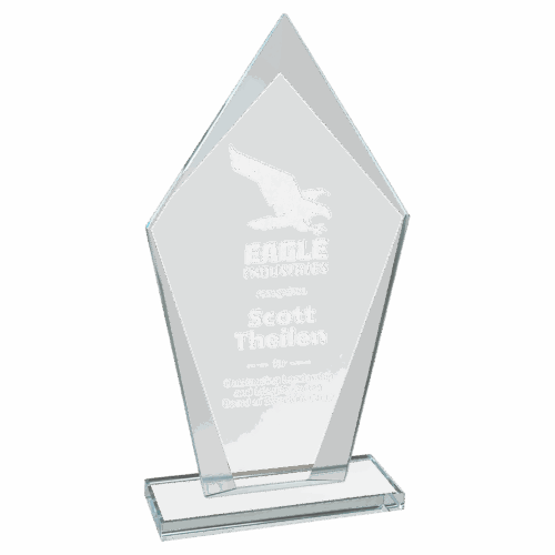 Premier Clear Diamond Glass Award - Image 3