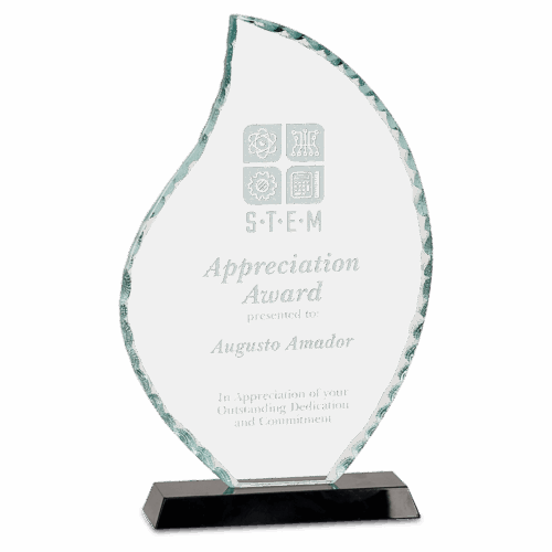 Premier Flame Facet Glass Award