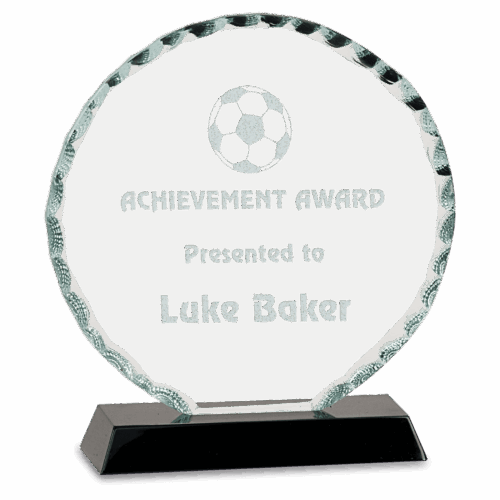 Premier Round Facet Glass Award - Image 2