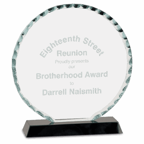 Premier Round Facet Glass Award - Image 3