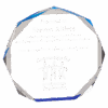 Blue Octagon Acrylic - Image 2