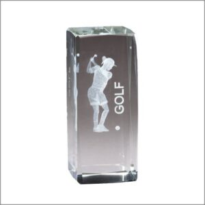 GOLF FEMALE CRYSTAL WITH 3D
