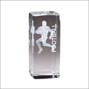 FOOTBALL M CRYSTAL WITH 3D