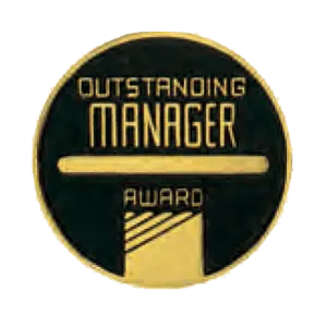 Outstanding Manager CAM Medallion