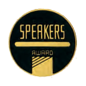 Speaker Award CAM Medallion