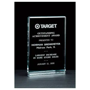 Classic Series Jade Acrylic Free Standing Award