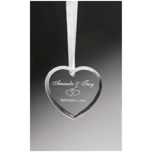 Crystal Heart Ornament