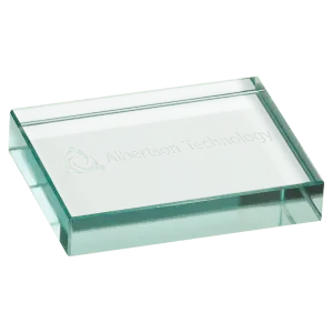 Jade Glass Paperweight